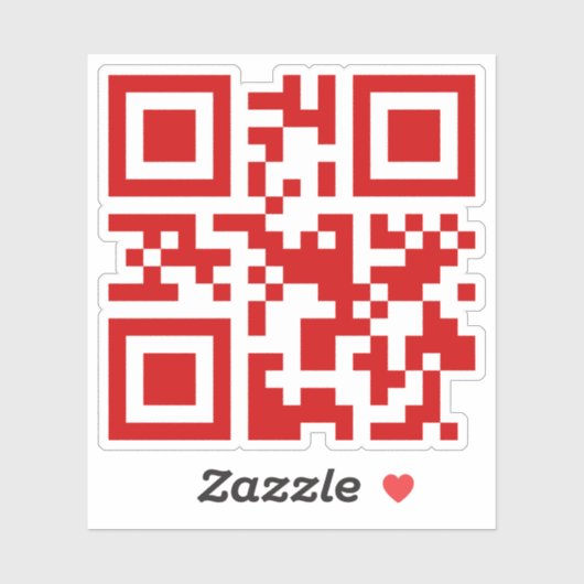 Sticker Bonne année ! — Code QR (Feuille)
