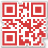 Sticker Bonne année ! — Code QR (Devant)