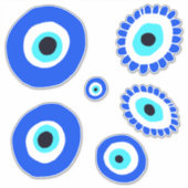 Sticker Bonne chance aux yeux mal (Devant)