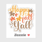 Sticker Bonne Chute à tous (Feuille)