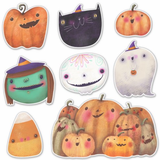 Sticker Bonne collection Halloween Décor (Devant)