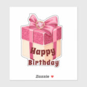 Sticker Bonne coupure d'anniversaire (Feuille)