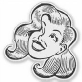 Sticker Bonne femme (Devant)