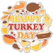 Sticker Bonne fête de la Turquie (Devant)