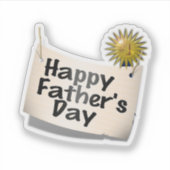Sticker Bonne Fête des pères (Devant)