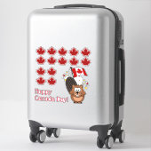 Sticker Bonne fête du Canada (Sur valise)