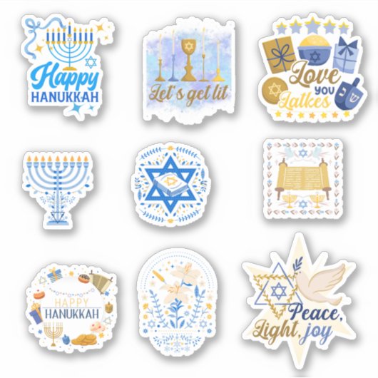 Sticker Bonne Hanoukka (Devant)