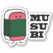 Sticker Bonne Hawaiian Musubi Sushi Nori (Devant)