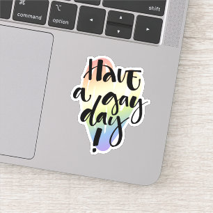 Sticker Bonne Journée Gay