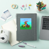 Sticker Bonne Pâques ! Lapin de Pâques (Couverture iPad)