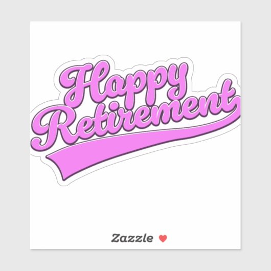 Sticker Bonne retraite (Feuille)