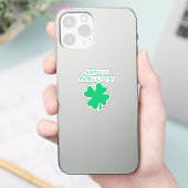 Sticker Bonne St Patrick's Day Irish Shamrock Leaf 2024 (Téléphone)