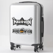 Sticker Bonne typographie d'Halloween (Sur valise)