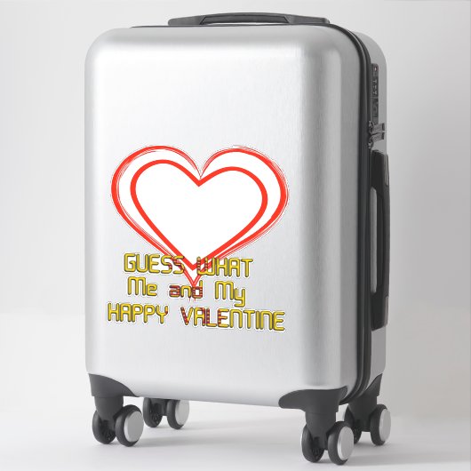 Sticker Bonne Valentine (Sur valise)