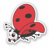 Sticker Bonne Wings Ladybug (Recto)