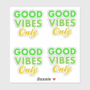 Sticker Bonnes Vibrations Uniquement