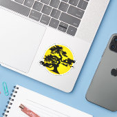 Sticker Bonsai Sihouette Sun (Ordinateur portable avec iPhone)