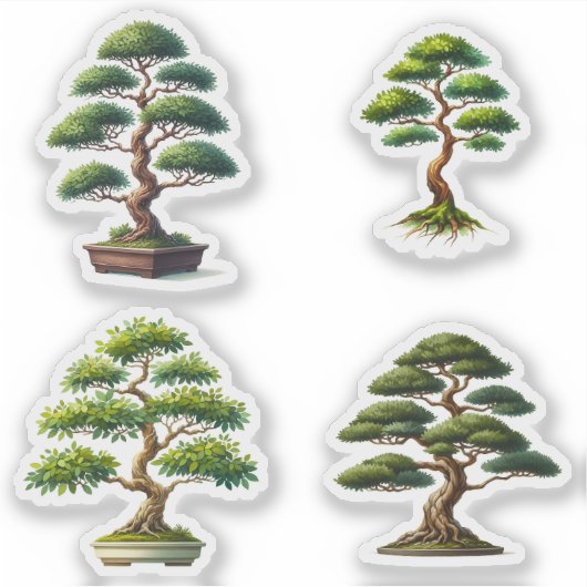 Sticker Bonsai tree (Devant)