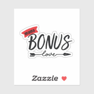 Sticker Bonus Mama | Étape maman | Bouteille d'Eau