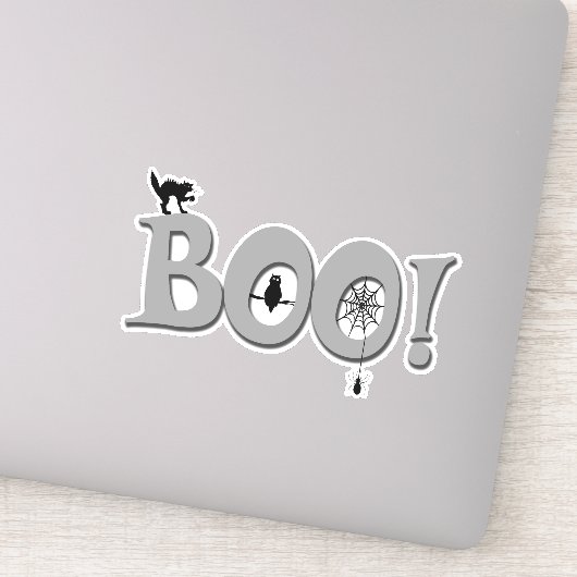 Sticker Boo ! (Détail)