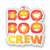 Sticker Boo Boo Crew T-Shirt surdimensionné (Devant)
