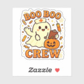 Sticker Boo Boo Infirmière d'équipage Funny Halloween Infi (Feuille)