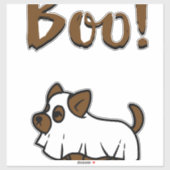 Sticker Boo Halloween (Feuille)