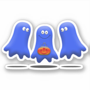 Sticker Boo Man Ghost Group