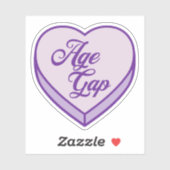 Sticker Bookish Candy coeur - Age Gap (Feuille)