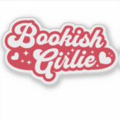 Sticker Bookish Girlie (Devant)