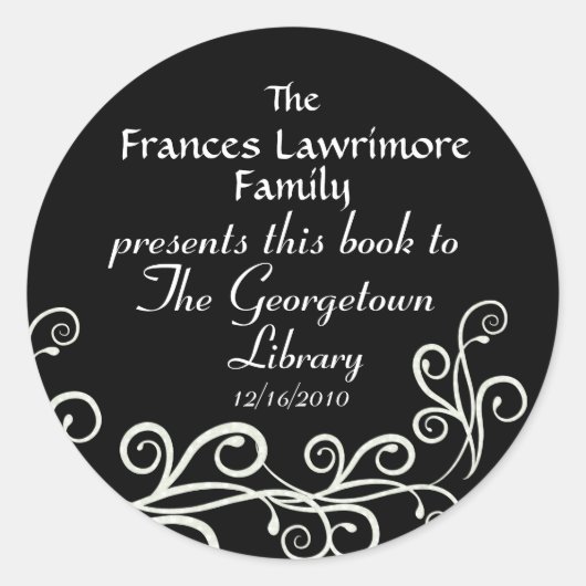 Sticker BookPlate par SRF (Devant)