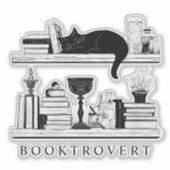 Sticker Booktrovert Book Lover's  (Devant)
