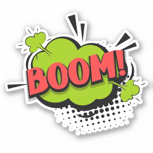 Sticker Boom (Devant)