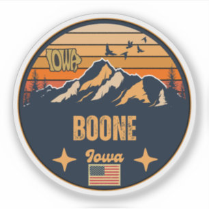 Sticker Boone, Iowa, États-Unis