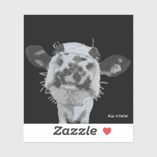 Sticker Boop du museau, Animal (Feuille)