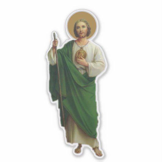 Sticker Bordure claire St. Jude 8" (Devant)