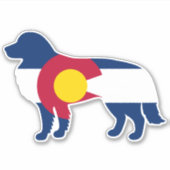 Sticker Bordure Collie Colorado (Devant)