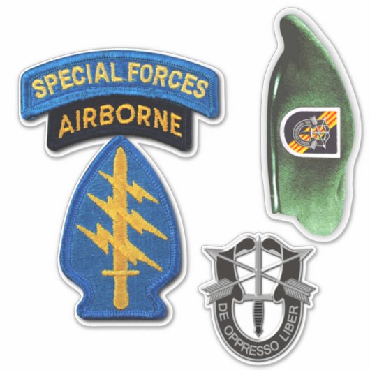 Sticker Bordure du 5e Groupe des forces spéciales de l'Arm (Devant)