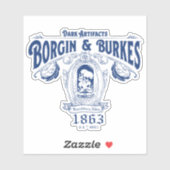 Sticker BORGIN & BURKES™ Artefacts foncés Magasin graphiqu (Feuille)