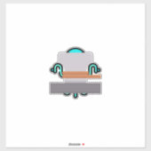 Sticker Borne d'amarrage (Feuille)