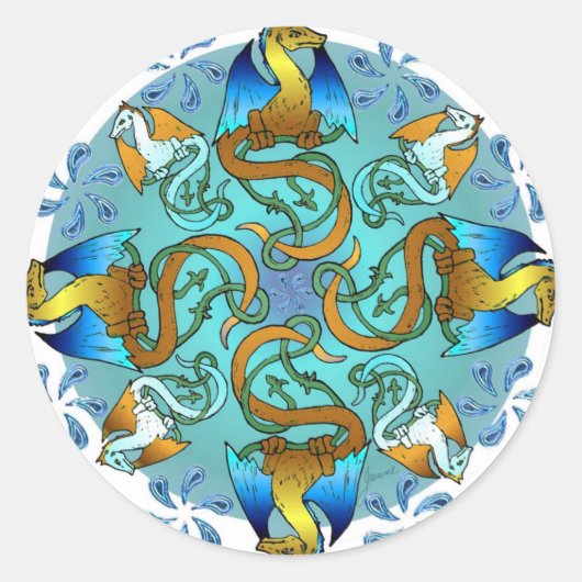 Sticker Bornholm Blues (Devant)