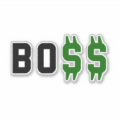 Sticker Boss, Bo$$ (Devant)