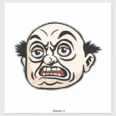 Sticker Boss en colère (Feuille)