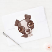 Sticker Boston Terrier (Enveloppe)