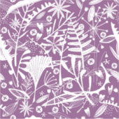 Sticker Botanique Floral Purple (Devant)