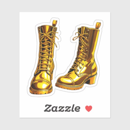Sticker Botte d'or (Feuille)