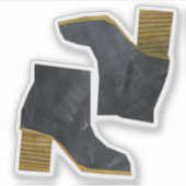 Sticker Bottes noires (Devant)