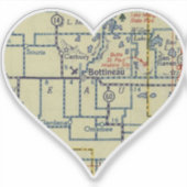 Sticker Bottineau Dakota du Nord (Devant)