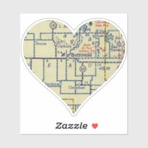 Sticker Bottineau Dakota du Nord