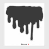 Sticker Bouche d'encre (Feuille)